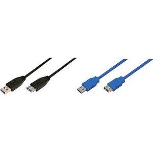 Thumbnail - LogiLink USB A – USB A (1 m, USB 3.0), USB Kabel