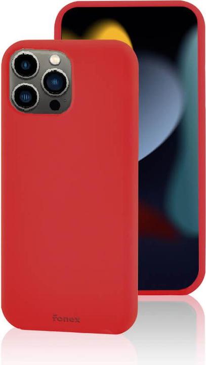 Actual product image Fongex iPhone 14 Pro Max - Pure Touch Silicone Case red (Apple iPhone 14 Pro Max)