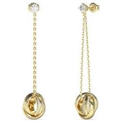 Guess, Ohrringe, Luxury long earrings Perfect JUBE04071JWYGT/U, (Surgical steel)