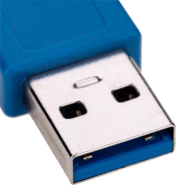 Produktbild Techly USB3.0 Flachkabel Stecker TypA-Stecker Micro B bl (1 m, USB 3.2)