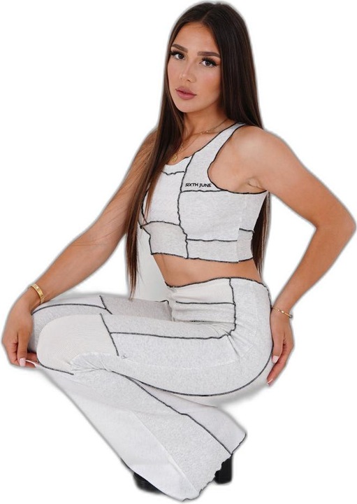 Produktbild Sixth June crop top t-hirt ixth june mix fabric (S)