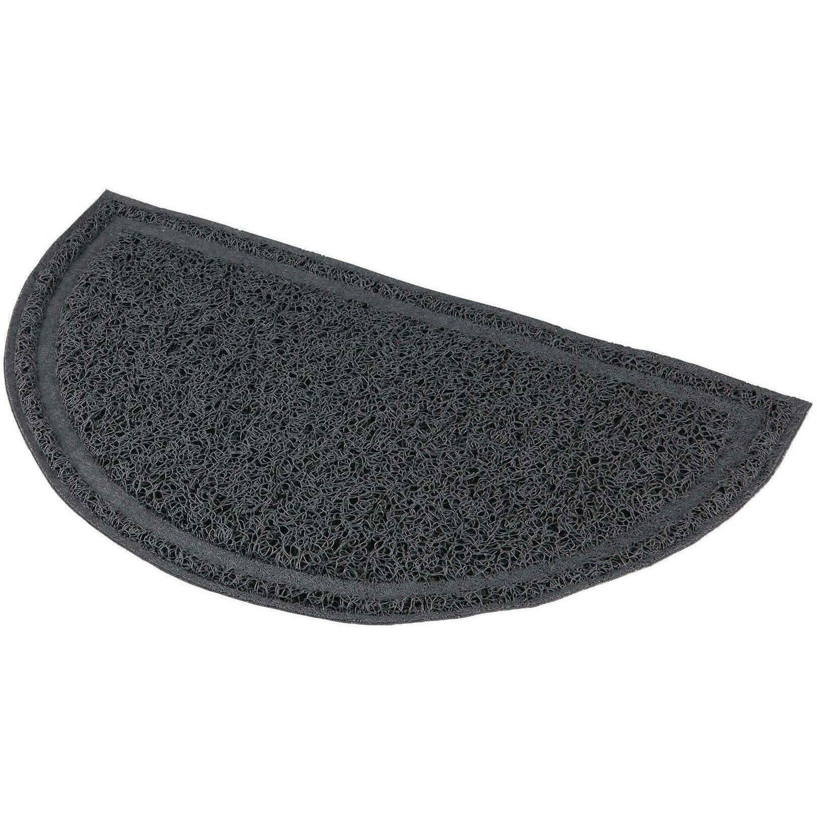 Meilleurs prix pour Tapis Pour Bac Á Litière, Semi-Circulaire, Pvc, 41 × 25 Cm, Anthracite - 40384 - Mon Animalerie