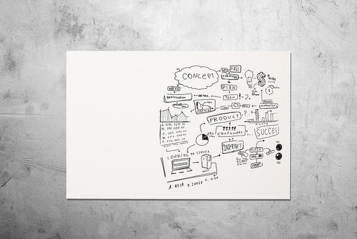 Image du produit Berec Tableau blanc Chameleon Sharp (58 x 88 cm)