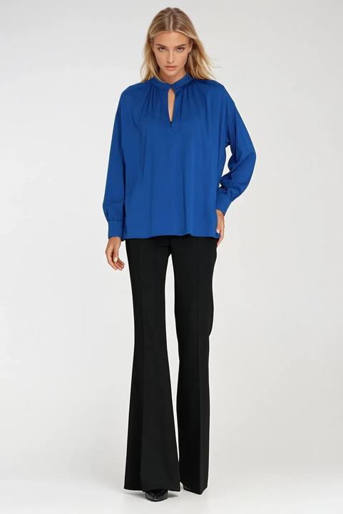Actual product image Nife Women's oversized ruffled blouse (36, 38)