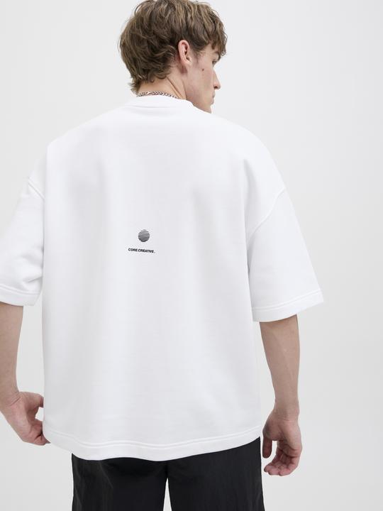 Actual product image Jack & Jones Jcoinfinity Print Back Sweat Ss (S)