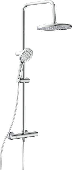 Schütte Regendusche Bad MADRID Überkopfbrause-Set Chrom Duschsystem Regenbrause 21020 AE