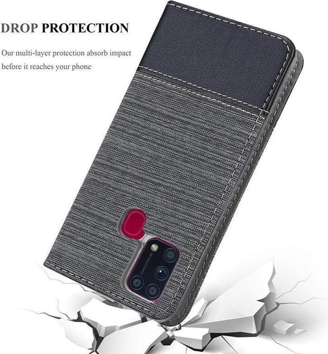 Produktbild Cadorabo Book Jeans Optik Cover (Samsung Galaxy M31)