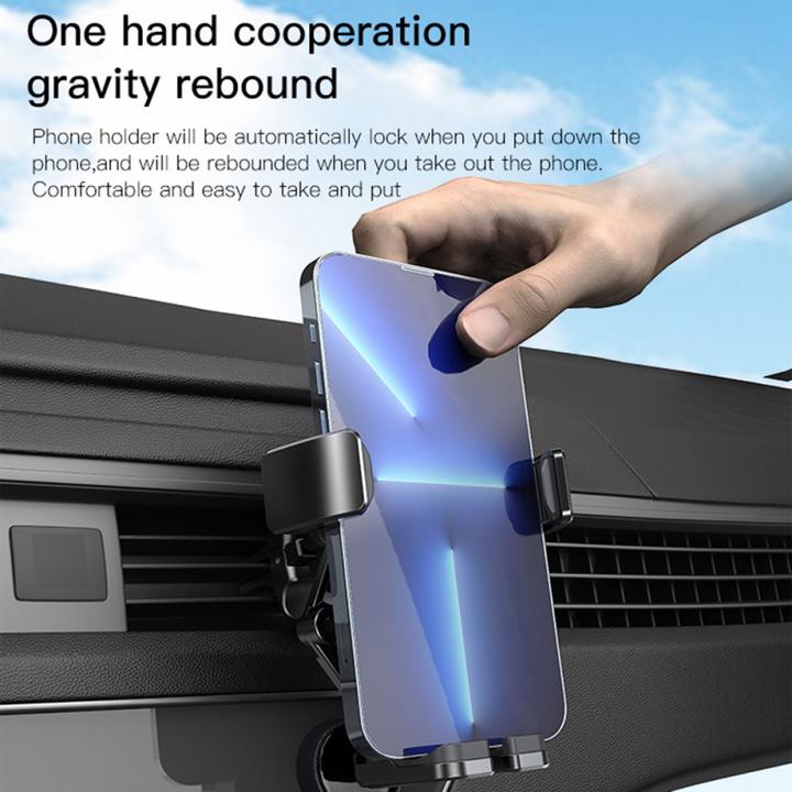 Image du produit Yesido - Car Holder (C166) - Gravity Grip for Air Vent - Black