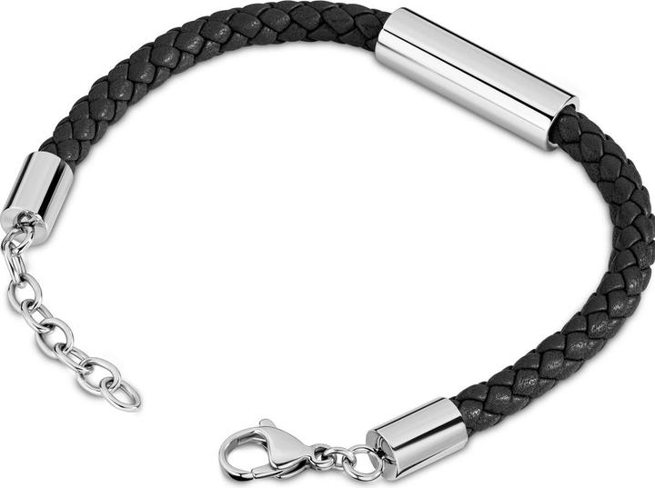 Produktbild Timberland Baxter Lake Armband (21 cm, Edelstahl, Leder)