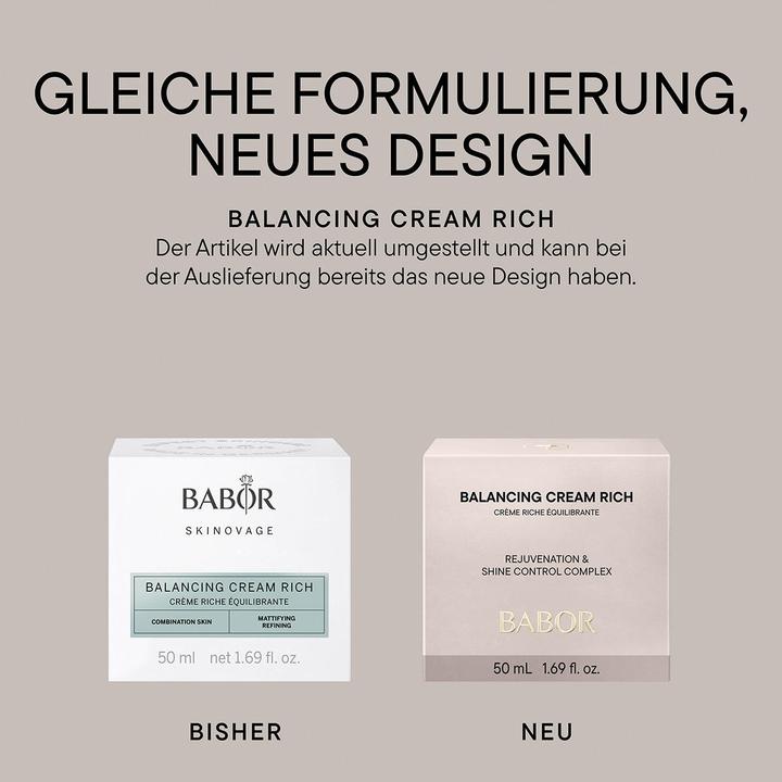 Image du produit Babor Crème équilibrante riche Skinovage (50 ml, Crème 24h)