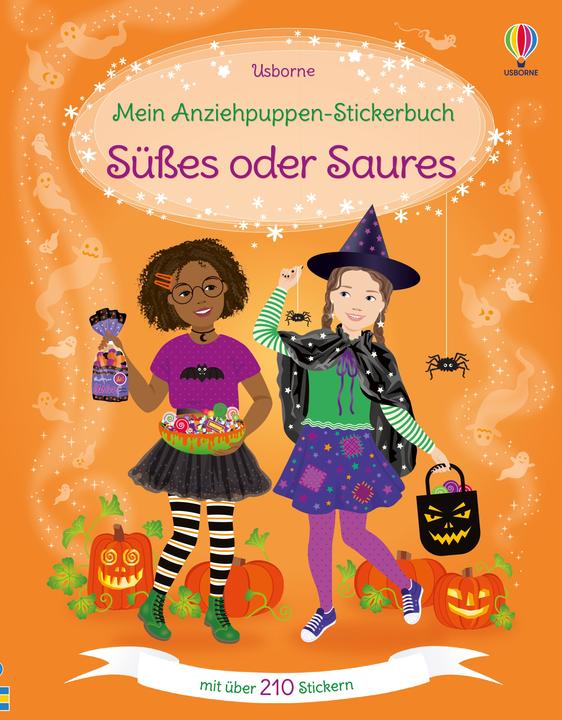 Mein Anziehpuppen-Stickerbuch: Süsses oder Saures