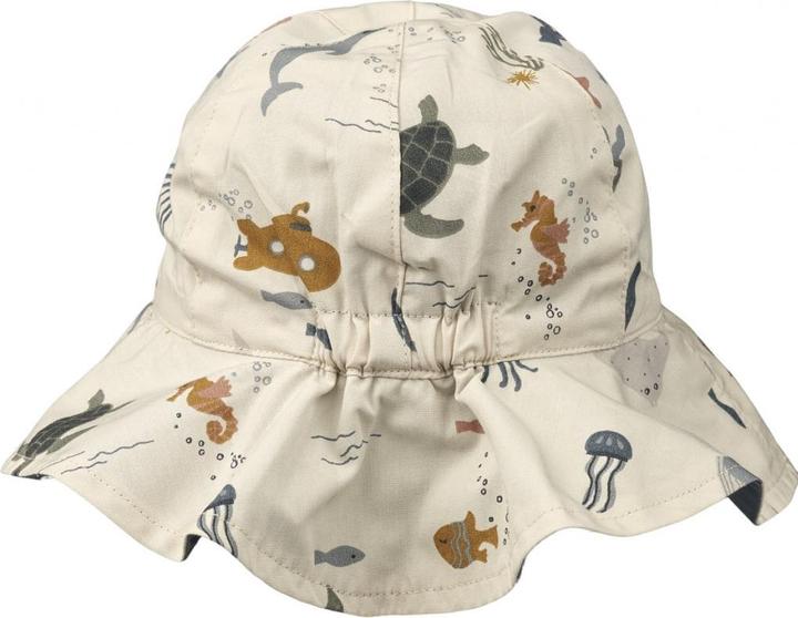 Actual product image Liewood Amelia reversible sun hat Sea Creature