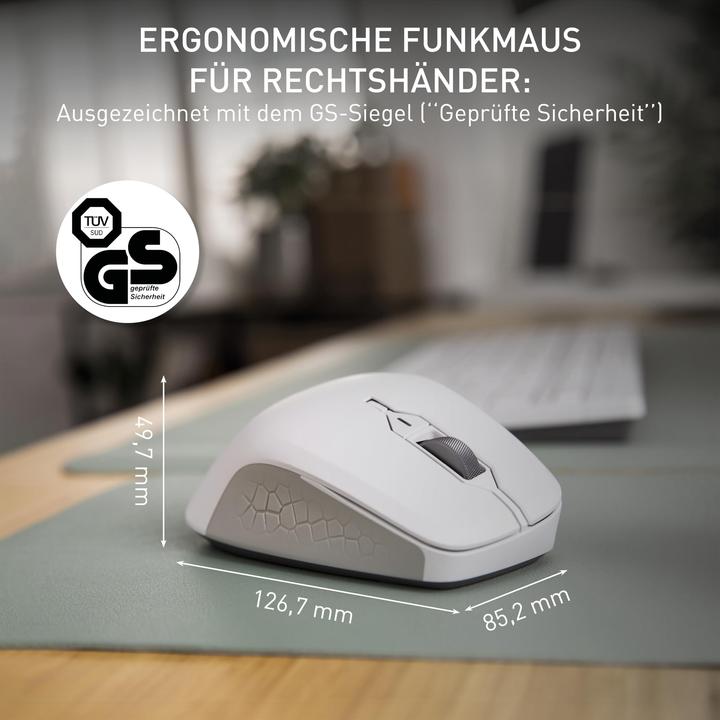 Actual product image CHERRY Mouse STREAM COMFORT Wireless white (Wireless)