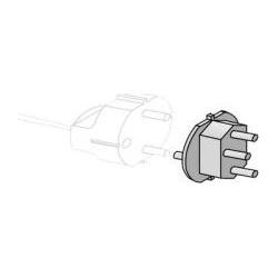 Thumbnail - Shiverpeaks, Stromadapter, S/CONN maximum connectivity Fixadapter, Schweiz, CEE 7/7-SEV T12, schwarz