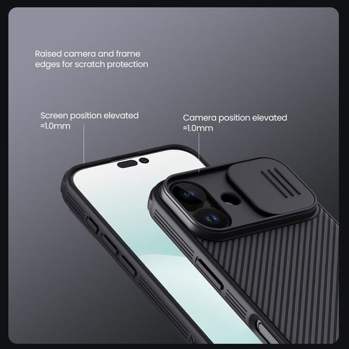Actual product image Nillkin CamShield PRO Magnetic Back Cover für Apple iPhone 17 Schwarz (Apple iPhone 17)