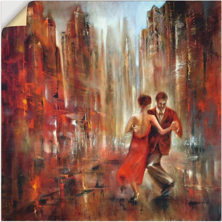 Actual product image Artland Canvas picture on canvas Tango Abstract T1XZ (30x30 cm)