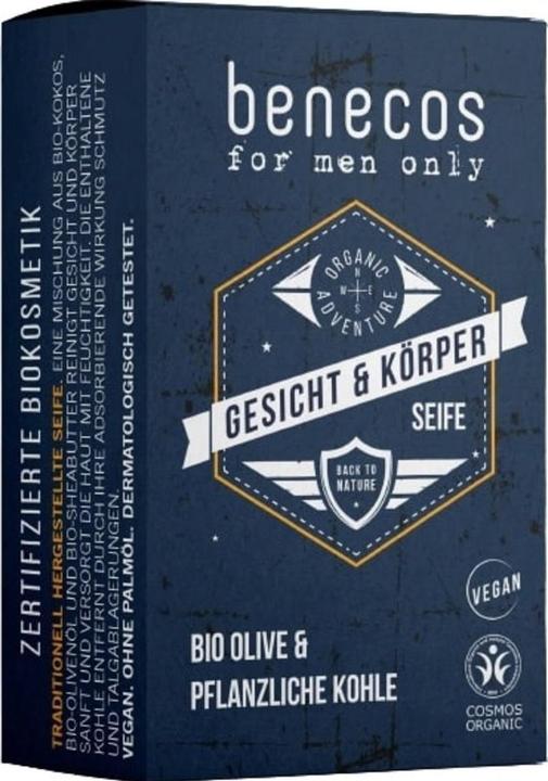 Actual product image Benecos For men only soap (Hard soap, 75 g)