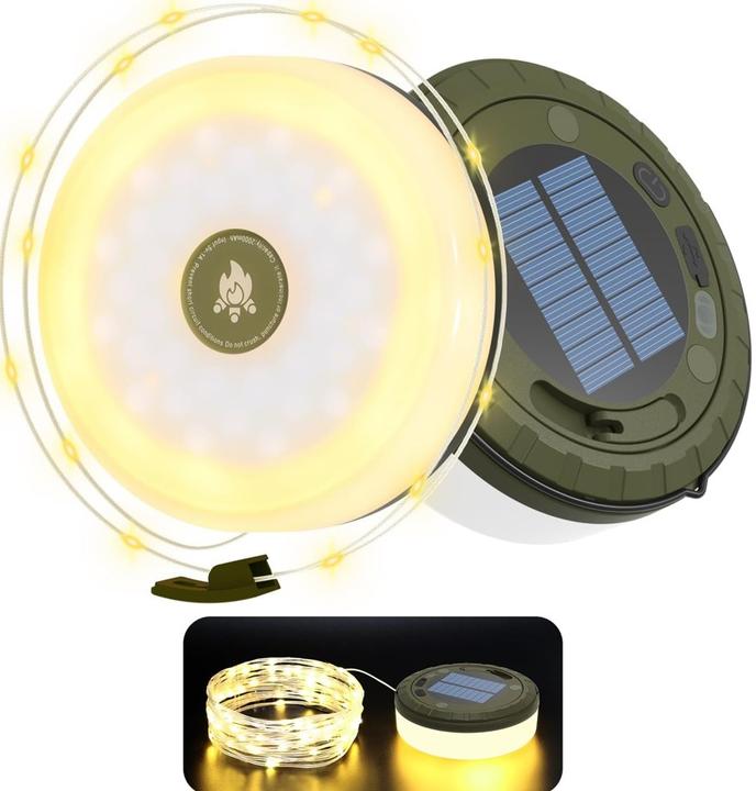 Produktbild GuGus LED Solar Camping Lichterkette zum Aufrollen (10 m)