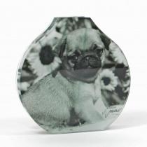 Image du produit Kögler vase en verre rétro, Prince Carlin, 14,8x3,8x15cm (1 x)