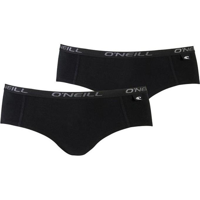 O'Neill, Donne, Intimo, Damen Hipster Einfarbige Unterwäsche, (S, Confezione da 2)