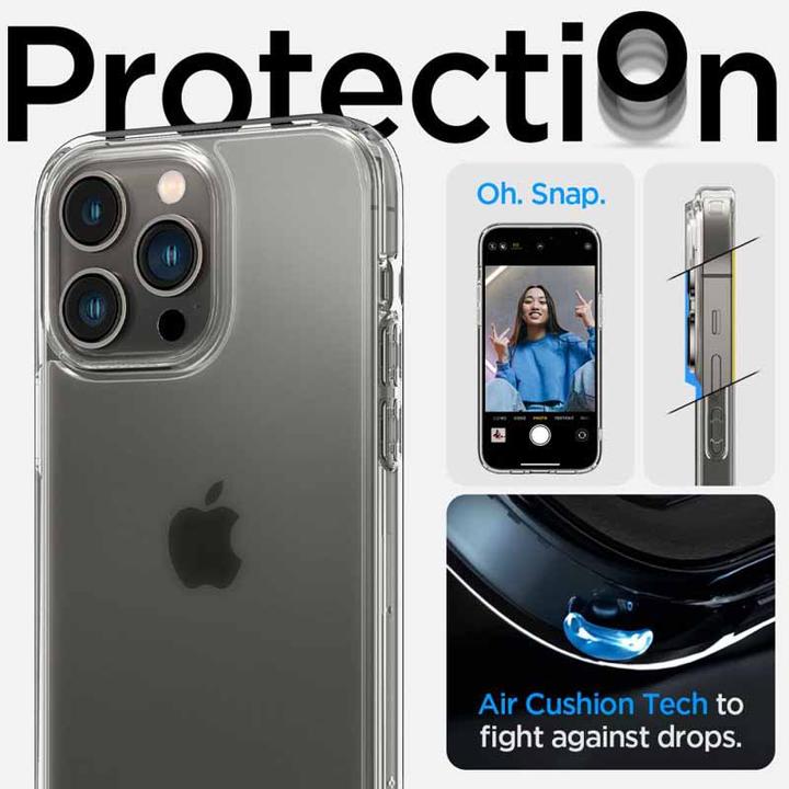 Produktbild Spigen Ultra Hybrid Case für Apple iPhone 14 Pro - frost clear (Apple iPhone 14 Pro)