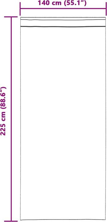 Produktbild vidaXL Vorhänge (140 x 225 cm)