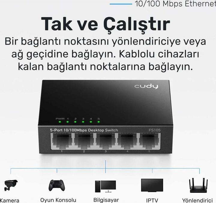 Produktbild Cudy Switch (FS105) (5 Ports)