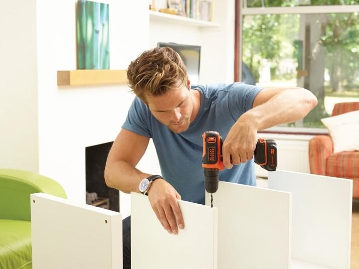 Actual product image Black & Decker BDCDD12K Cordless drill driver