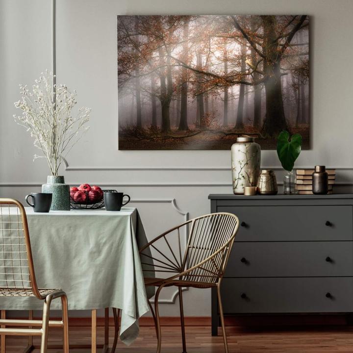 Produktbild Trenddeko Nebel im Herbstwald (60 x 40 cm)