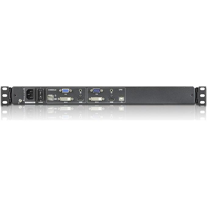 Thumbnail - Aten CL6700MW 1U Schwarz Tastatur/Video/Maus (KVM)-Switch, KVM Switch, Schwarz