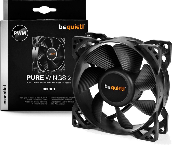 Actual product image be quiet! Pure Wings 2 (80 mm, 1 x)
