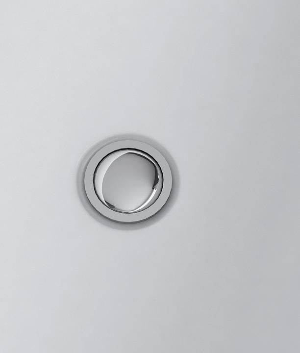 Produktbild Beliani Badewanne weiss freistehend oval 160 x 80 cm HAVANA (230 l, 160 cm, 80 cm)