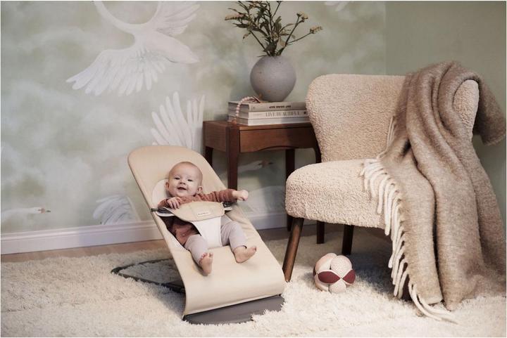 Productafbeelding BabyBjörn Zachte rocker, geweven kaki/beige