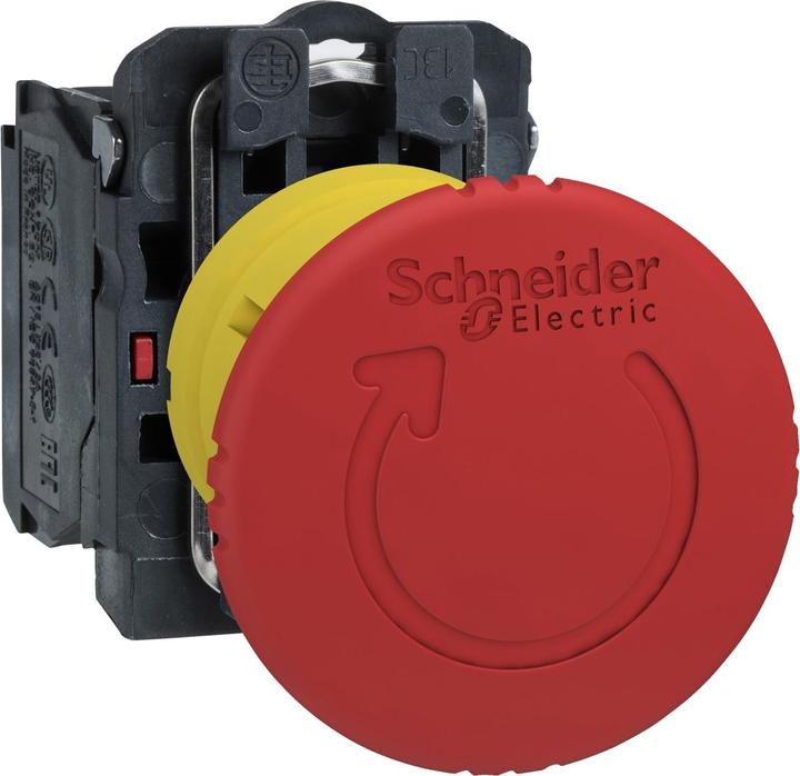 Schneider Electric Emergency Stop 40mm Turn to Release 1NC