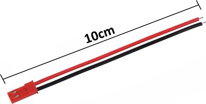 Actual product image Coscorp Industries JST / BEC Stecker, 10 cm, 5 Stück