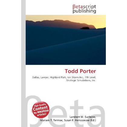 Todd Porter, Fachbücher
