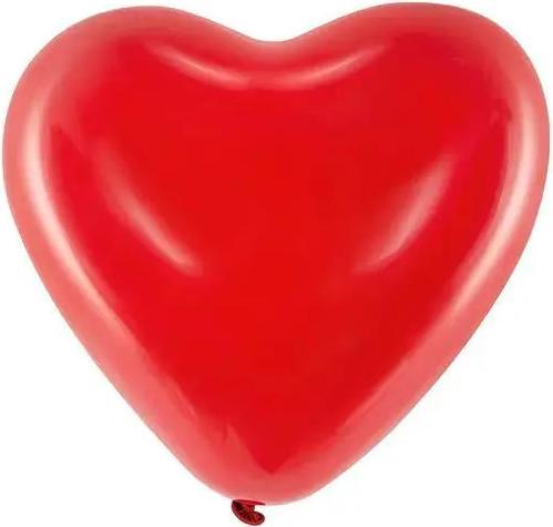 Produktbild Partydeco Balloons 10" Hearts, Pastel red (1 pkt / 100 pc.)