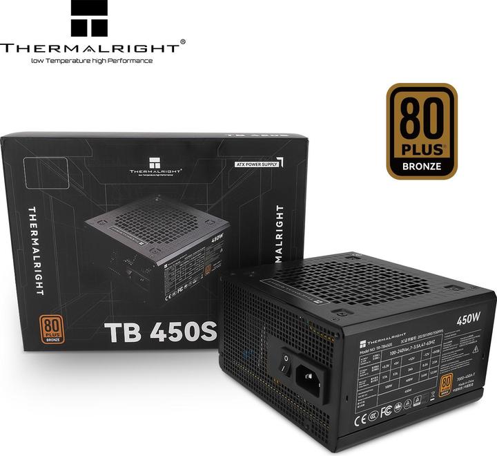 Immagine prodotto Thermalright TR-TB450S Nero - PSU, 80+ Bronze, 450W (450 W)