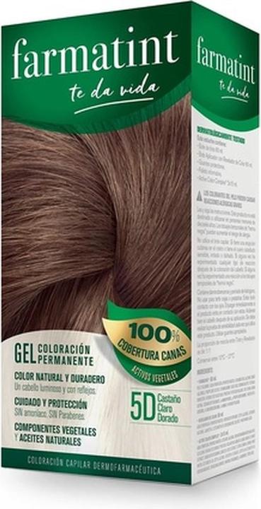 Image du produit Farmatint gel coloración permanente #5d-castaño claro dorado (5D)