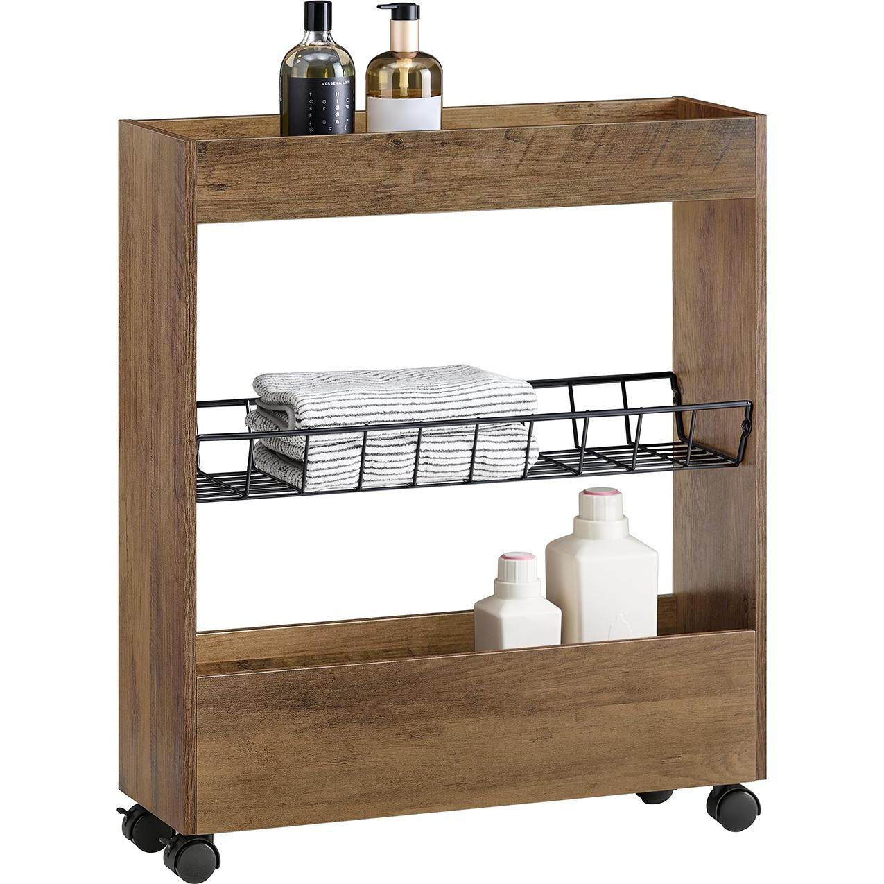 SoBuy, Regal, Nischenregal Mit 3 Etagen (20 x 70 x 60 cm)