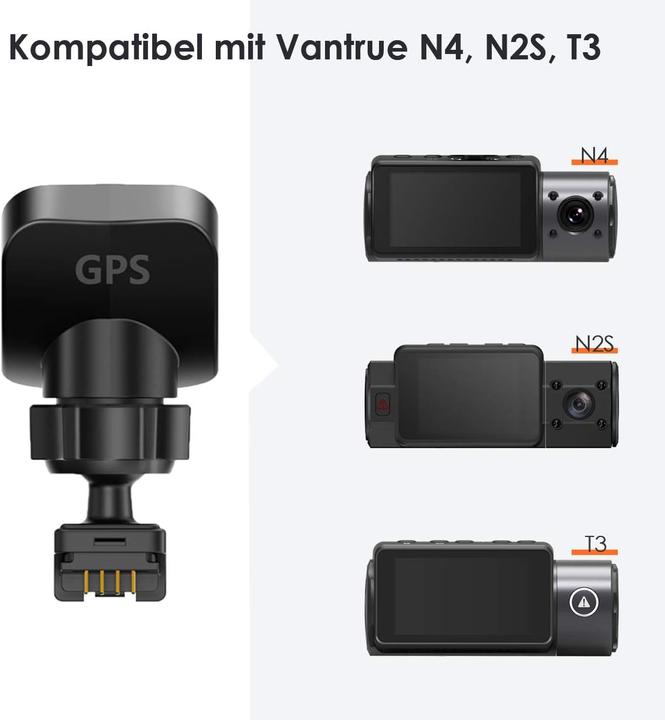 Actual product image Vantrue GPS-Halterung für Dashcam (N4/X4S/T3/N2S)
