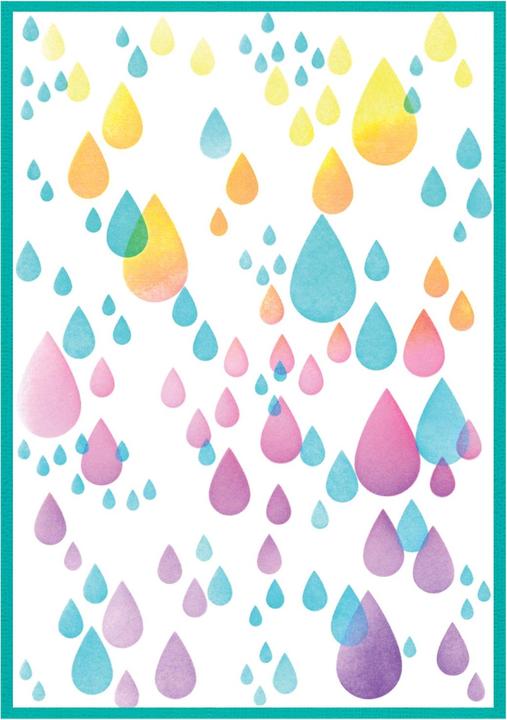 Produktbild Sizzix Klarsichtstempel-Set - Drip, drip, drop by Stacey Park