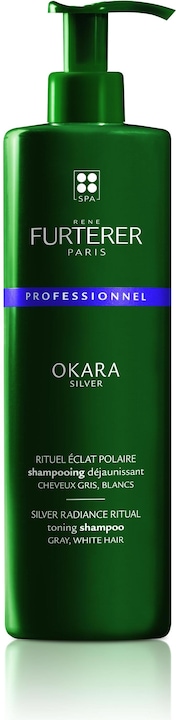 Rene Furterer Okara Silver Shampooing déjaunissant (600 ml, Shampoing liquide)