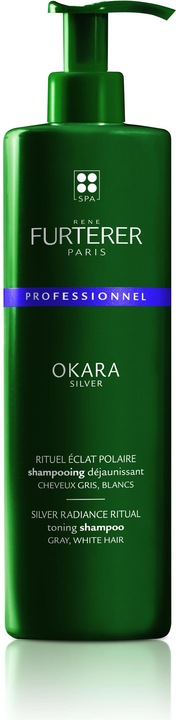 Rene Furterer Okara Silver Anti-gelbtisch Shampoo (600 ml, Flüssiges Shampoo)