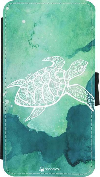 Actual product image PhoneLook Coque Wallet noir Turtle Aztec Watercolor (Apple iPhone X, Apple iPhone XS)