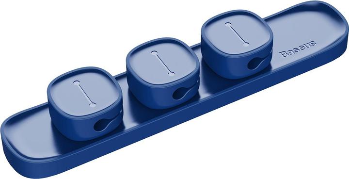 Actual product image Baseus Peas Cable Clip Blue