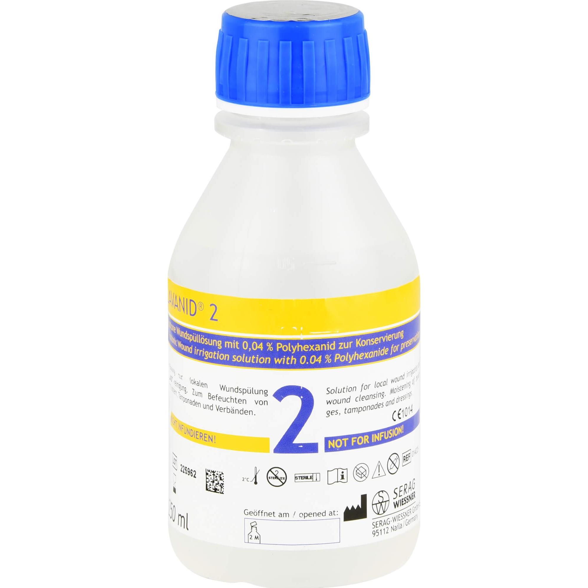 Serag Wiessner, Wundversorgung, LAVANID 2 Isotone Wundspüllösung, 250 ml Lösung (250 ml)