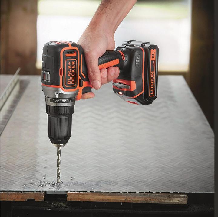 Produktbild Black & Decker AkkuBohrschrauber BL186NXJ, 18.0V (Bohrschrauber)