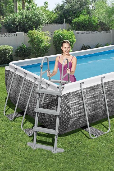 Actual product image Bestway Power Steel Frame Pool Set 404 x 201 x 100 cm (404 x 201 x 100 cm)
