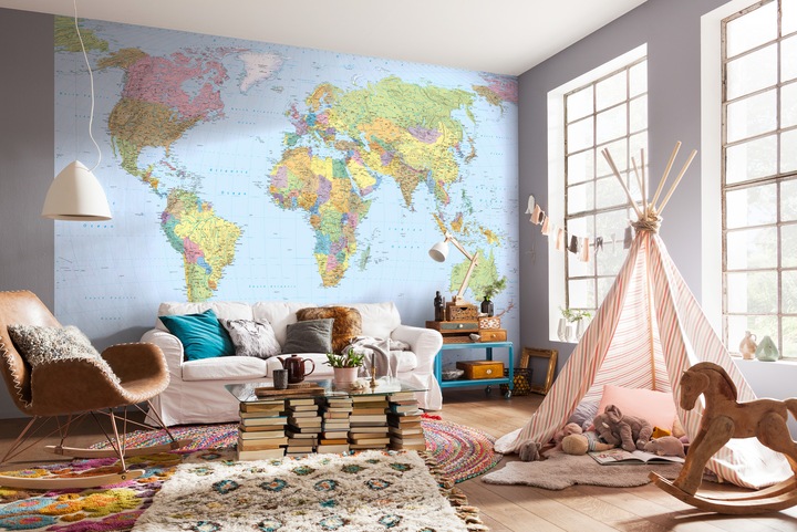 Produktbild Komar World Map (368 x 248 cm)